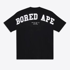 Bored Ape Yacht Club Bored University Tee BAYC Black